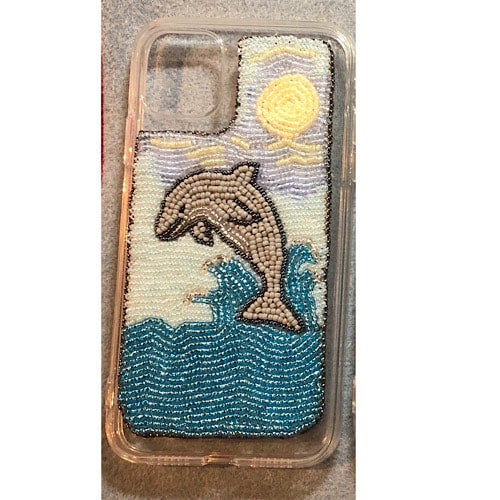 Cell Phone Cases, Beaded, 5 Design Choices | GlimmerBee Creations